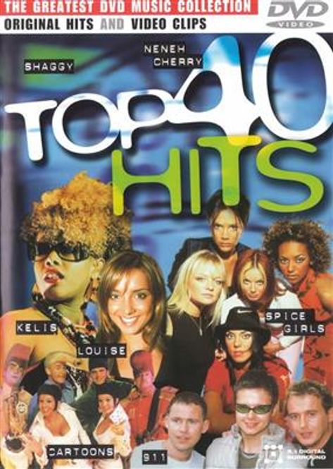 Hovedbilde Top 40 Hits (DVD) Diverse artister