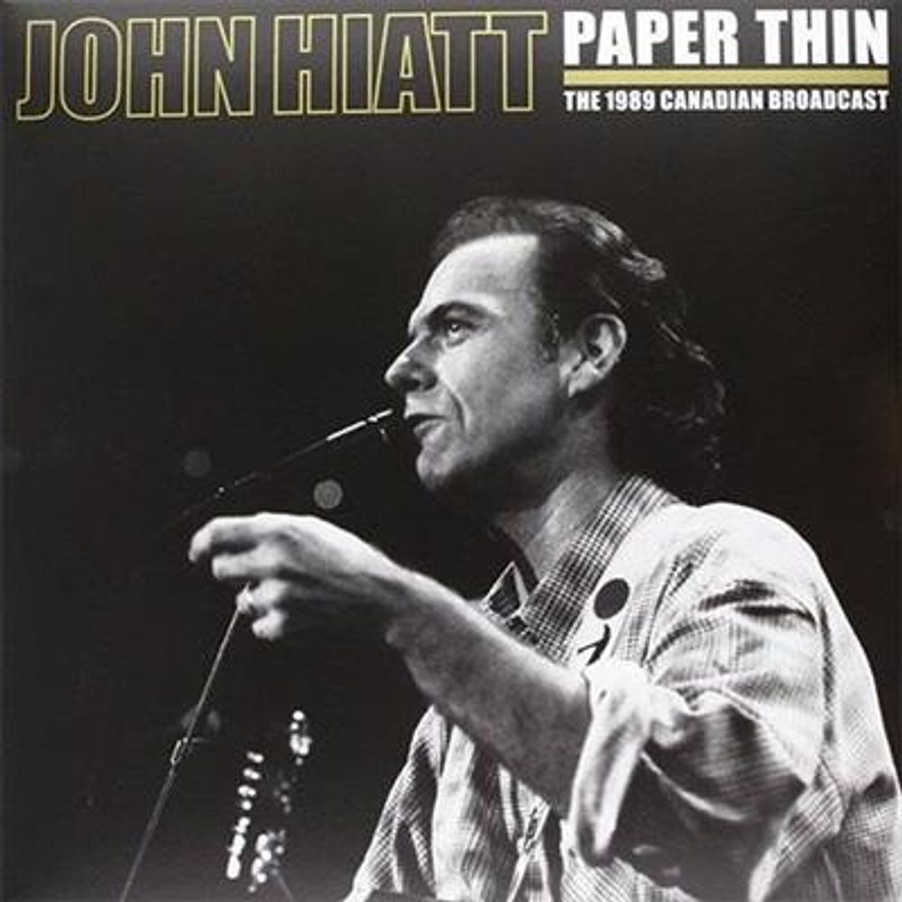John Hiatt - Paper Thin - The 1989 Canadian Broadcast (Vinyl - 2LP)