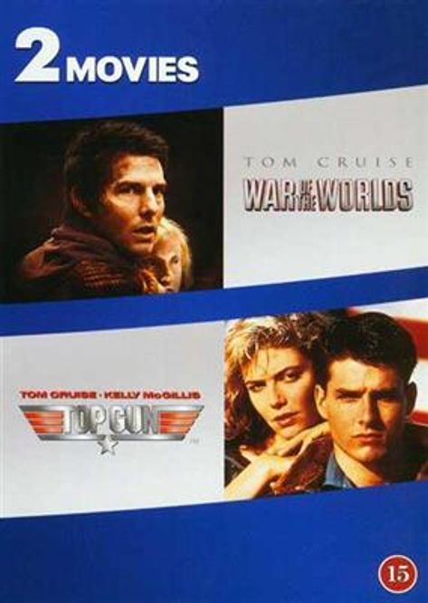 Hovedbilde War Of The Worlds & Top Gun (DVD) 2 filmer i en