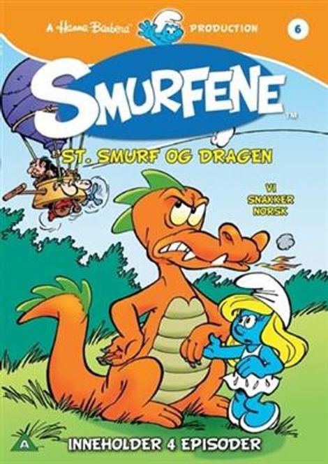Hovedbilde Smurfene: 6 - St. Smurf Og Dragen (DVD)