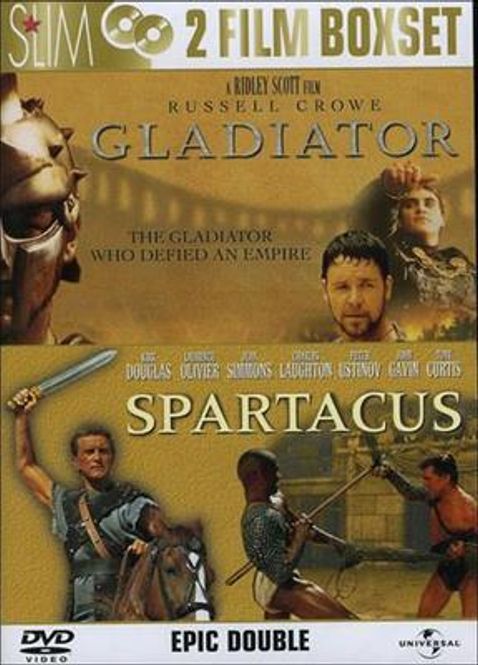 Hovedbilde Gladiator / Spartacus (DVD) 2 filmer i En