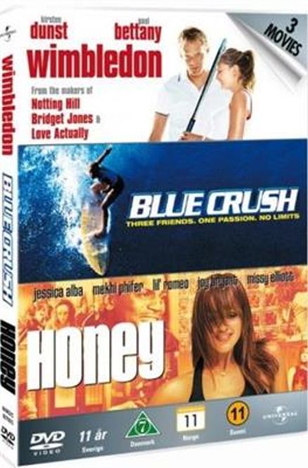 Hovedbilde Wimbledon / Blue Crush / Honey (DVD)