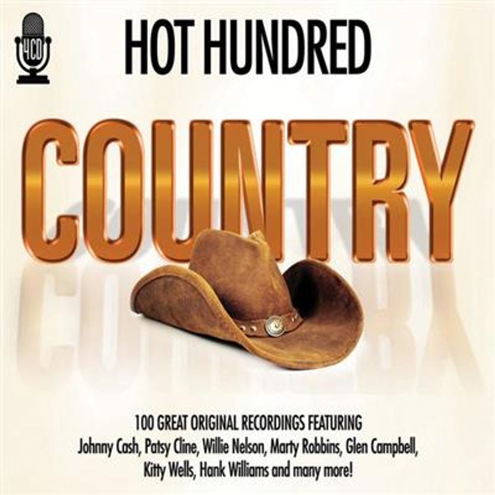 Hot Hundred - Country (4CD) 100 Country Favoritter