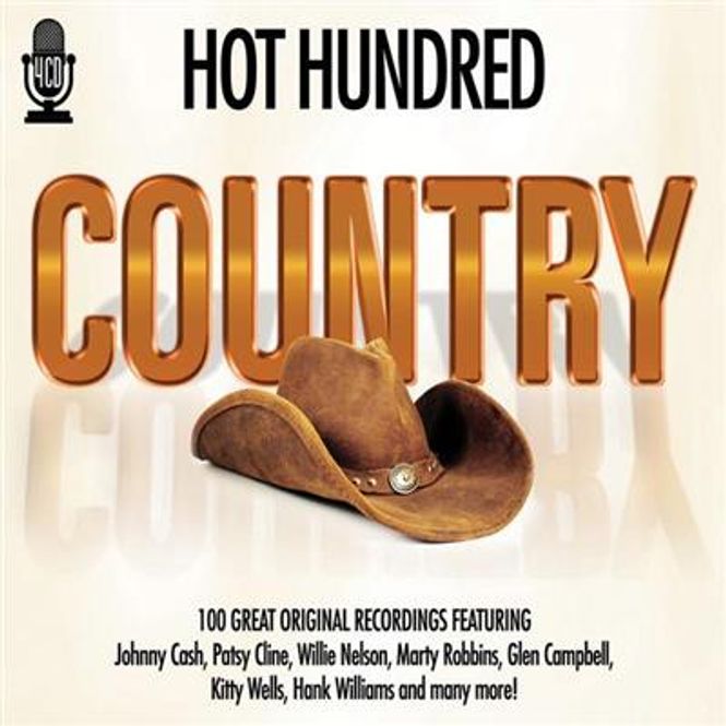 Hovedbilde Hot Hundred - Country (4CD) 100 Country Favoritter