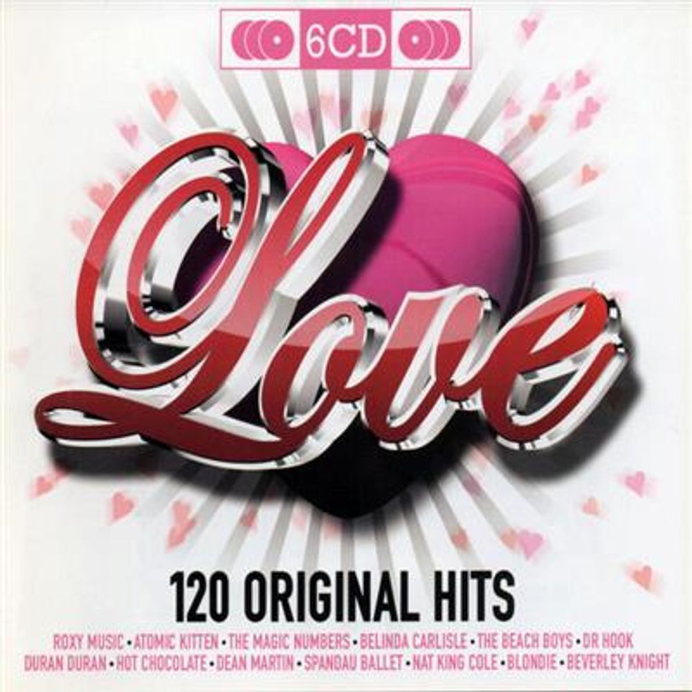 120 Original Hits - Love (6CD) Diverse artister