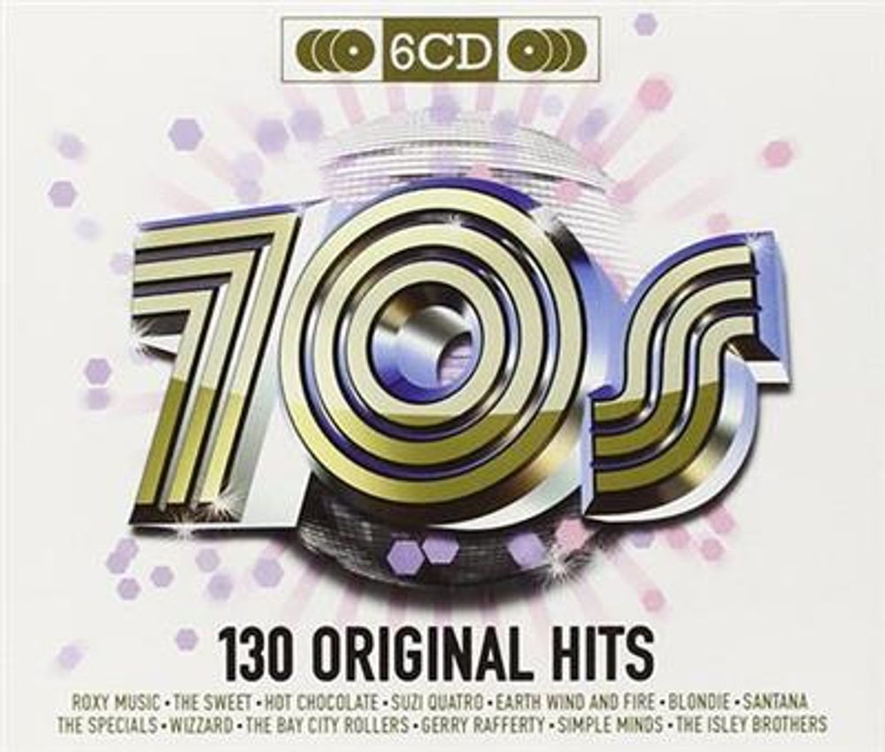 Original Hits 70`s - 130 Original Hits (6CD) Diverse artister