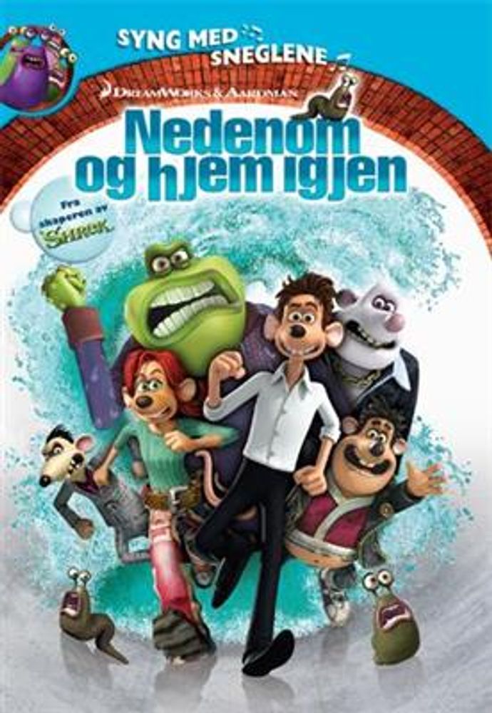 Nedenom Og Hjem Igjen (Flushed Away) (DVD)