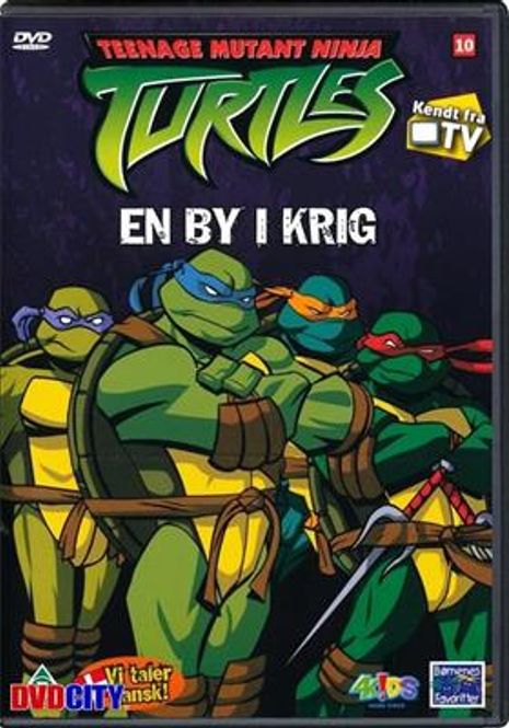 Hovedbilde Teenage Mutant Ninja Turtles 10 - En By I Krig (DVD)
