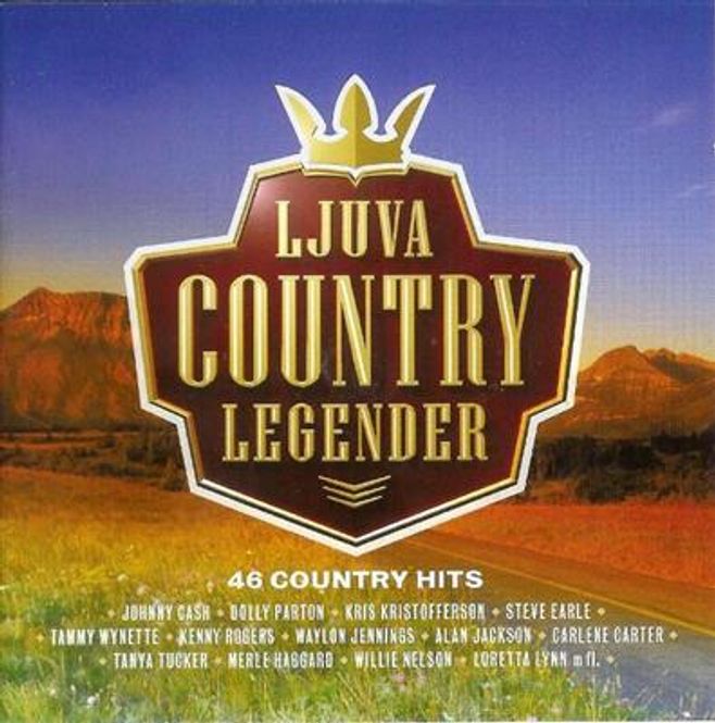 Hovedbilde Ljuva Country Legender (2CD) Diverse artister
