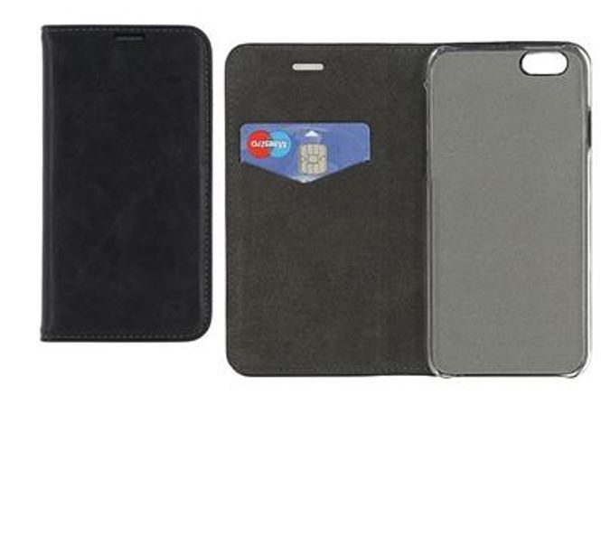 Hovedbilde Mobildeksel svart lær med kortholder - Iphone6/6S - ...