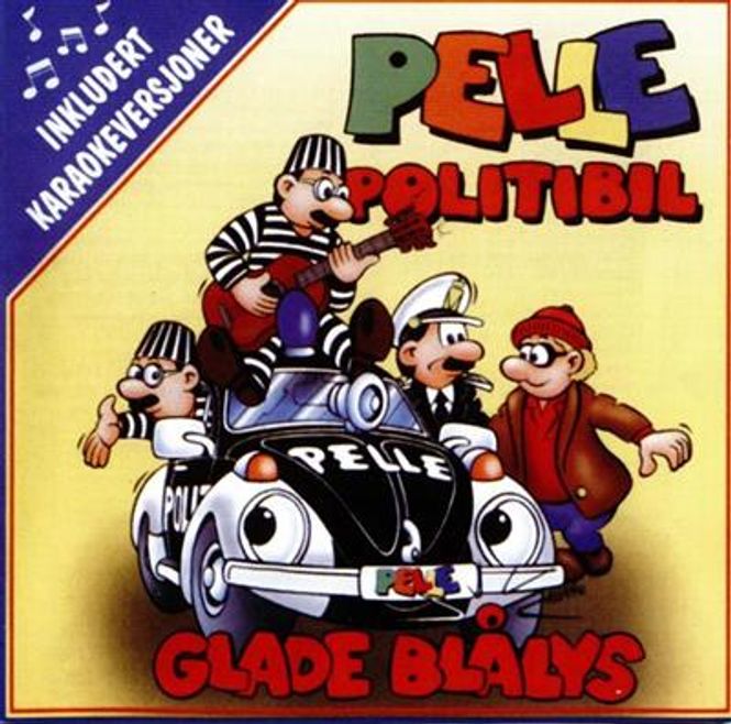 Hovedbilde Pelle Politibil - Glade Blålys (CD) Lydbok