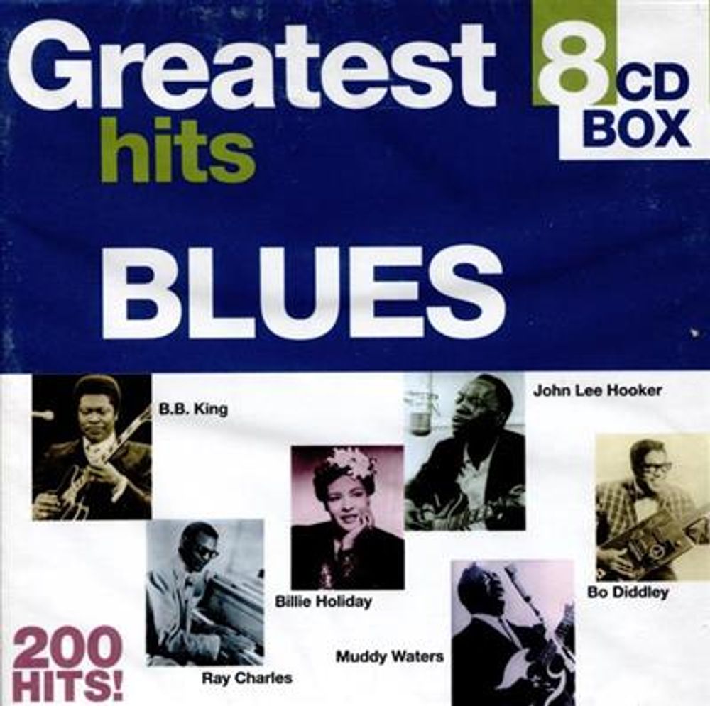 Greatest Hits Blues (8CD) Diverse Artister Blues  200 Hits
