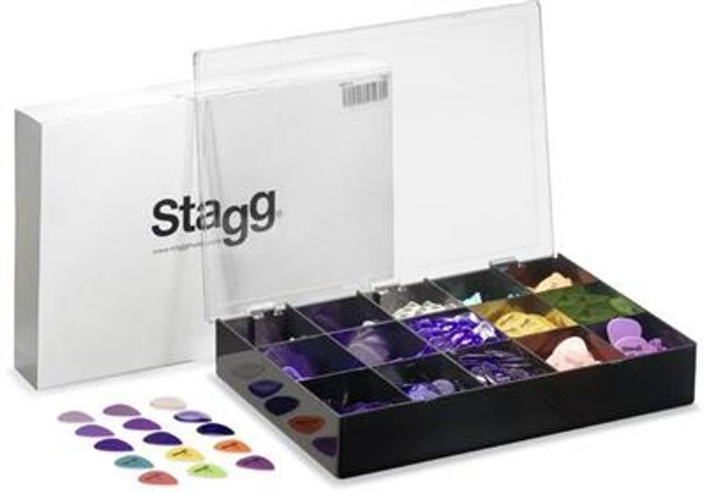 Plekter Boks m/1080 stk Plekter for Gitar og Bass - DETTE ER BILLIG