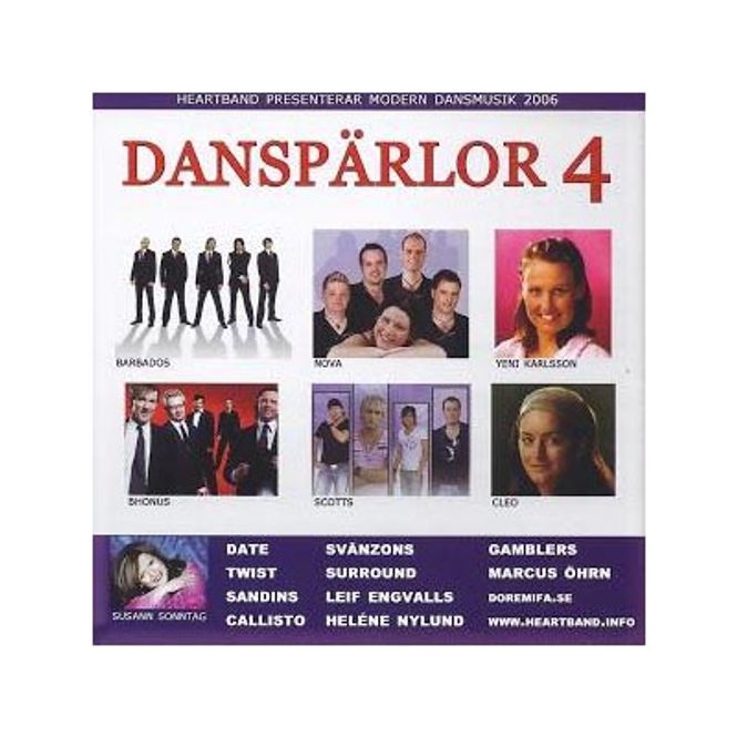 Hovedbilde Danspärlor 4 (CD) Diverse artister