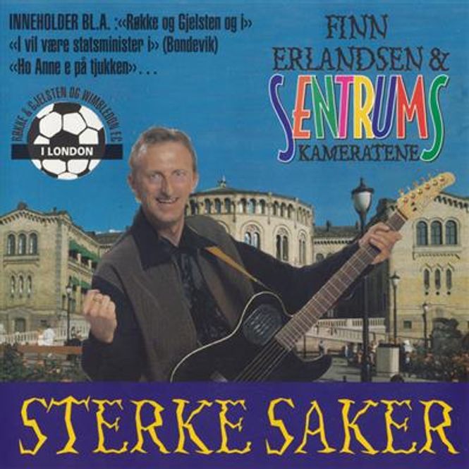 Hovedbilde Finn Erlandsen og Sentrumskameratene - Sterke Saker (CD)
