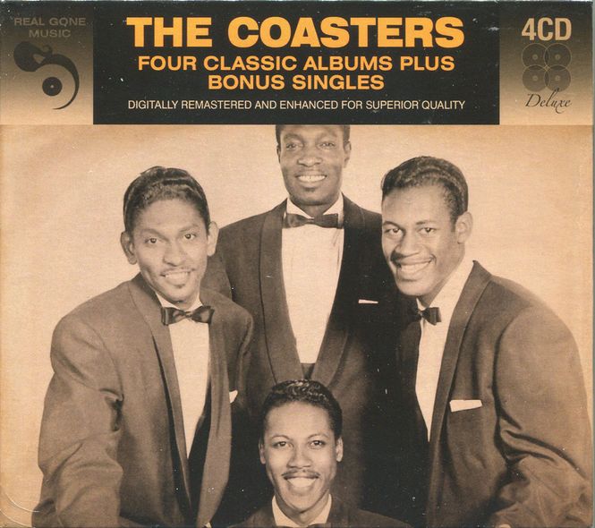 Hovedbilde The Coasters - Four Classic Albums plus Bonus Singles (4CD)