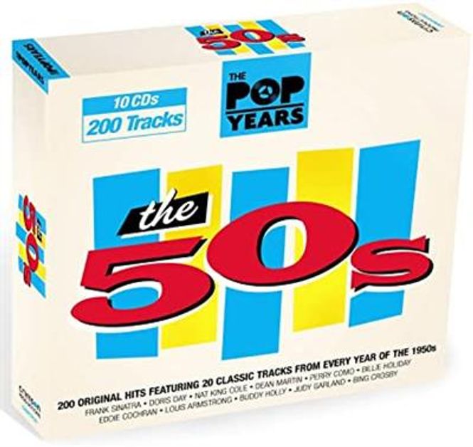Hovedbilde The Pop Years - The 50S (10CD) Diverse artister