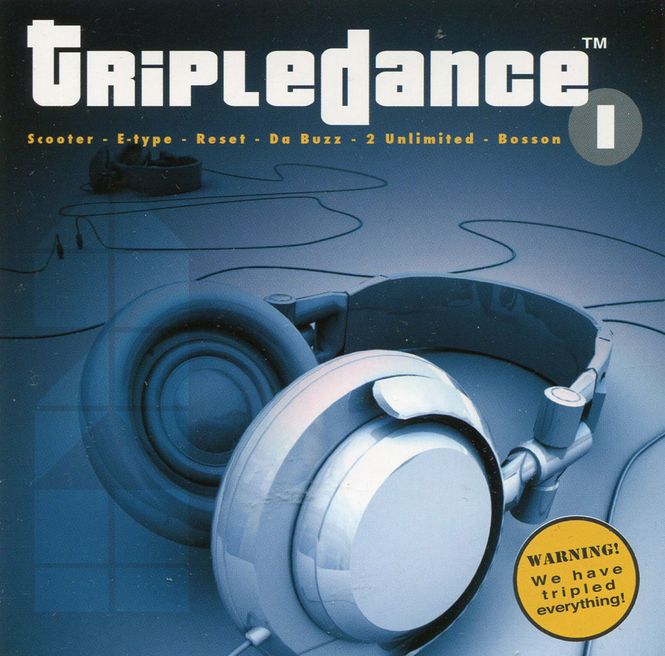 Hovedbilde Tripledance 1 (CD) Diverse artister, Scooter, E-Type, Da ...
