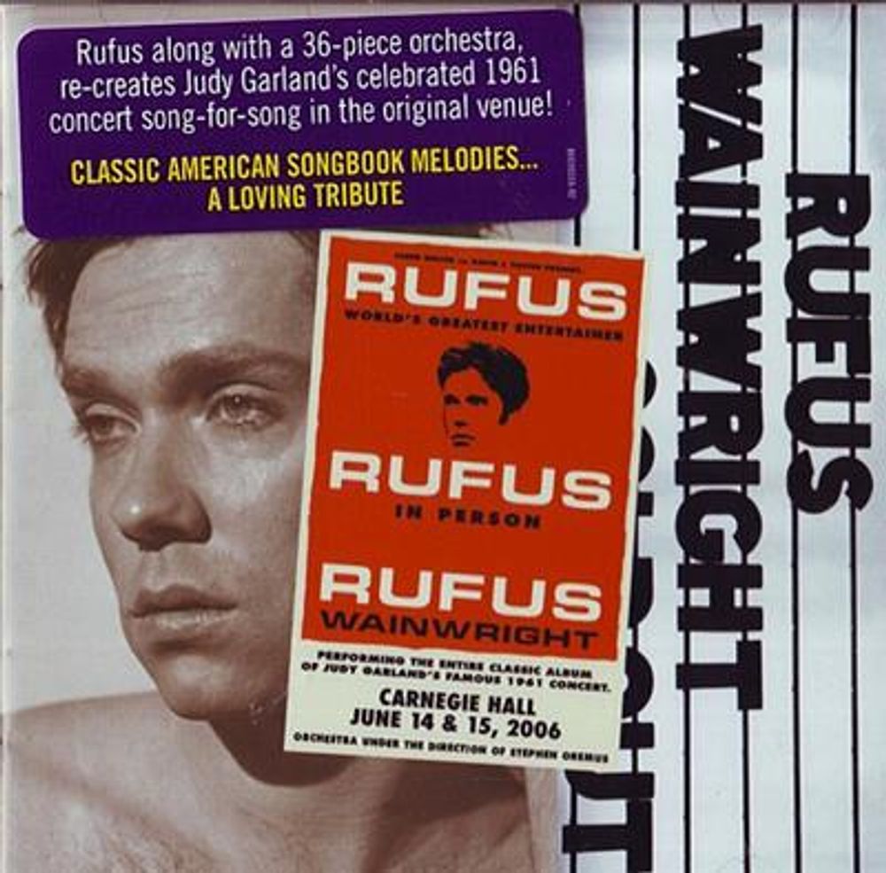 Rufus Wainwright - Rufus Does Judy At Carnegie Hall (2CD)