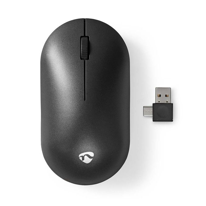 Hovedbilde Trådløs Mus - 1200 DPI - 3 knapper - Sort - Nedis