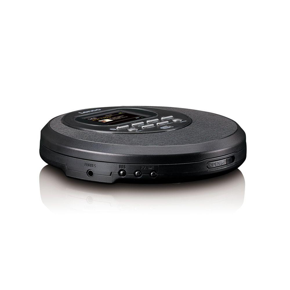 Discman med DAB+ og BT - TFT i Farger - Lenco - Svart modell
