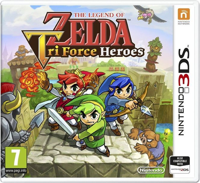 Hovedbilde The Legend of Zelda: Tri Force Heroes - Nintendo 3DS
