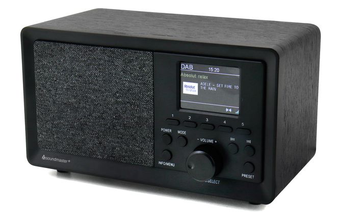 Hovedbilde Radio DAB+ Vekkerklokke - USB-MP3 Playback - Soundmaster ...