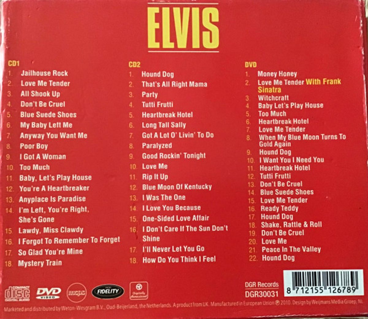 Elvis Presley - Elvis (2CD+DVD) - sjekk prisen !