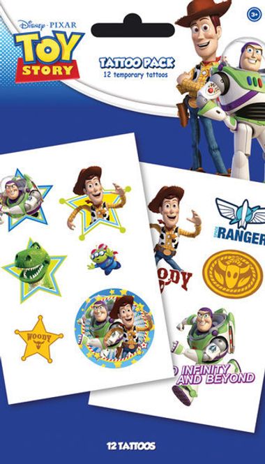 Hovedbilde Toy Story Tatoveringer 12 stk i pakke