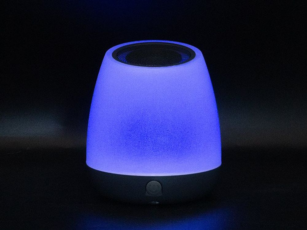 Bluetooth Høyttaler med LED-Lys - Oppladbar med Fargeskiftende Led-Lys
