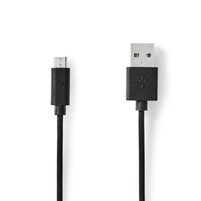 Hovedbilde Ladekabel - Androide - USB-A Han til USB Micro-B Han - 2 ...