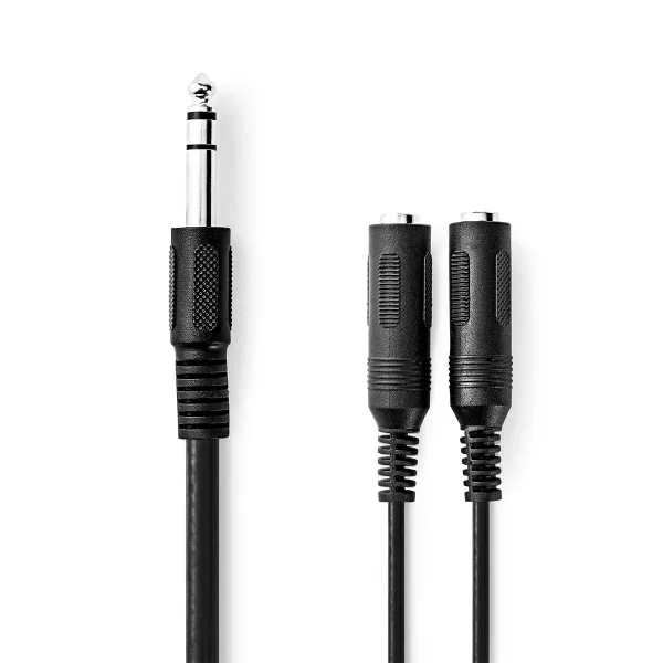 Hovedbilde Stereo Audio Cable - 6,5mm Jack til 2x6,35mm Jack