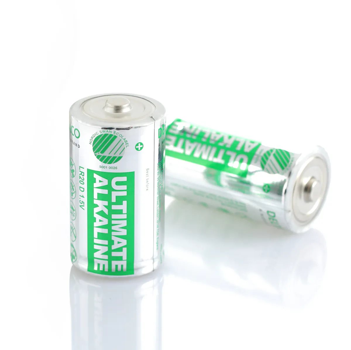 Batteri - D - LR20 - Batteri - Store Runde Batterier 10 stk i pk