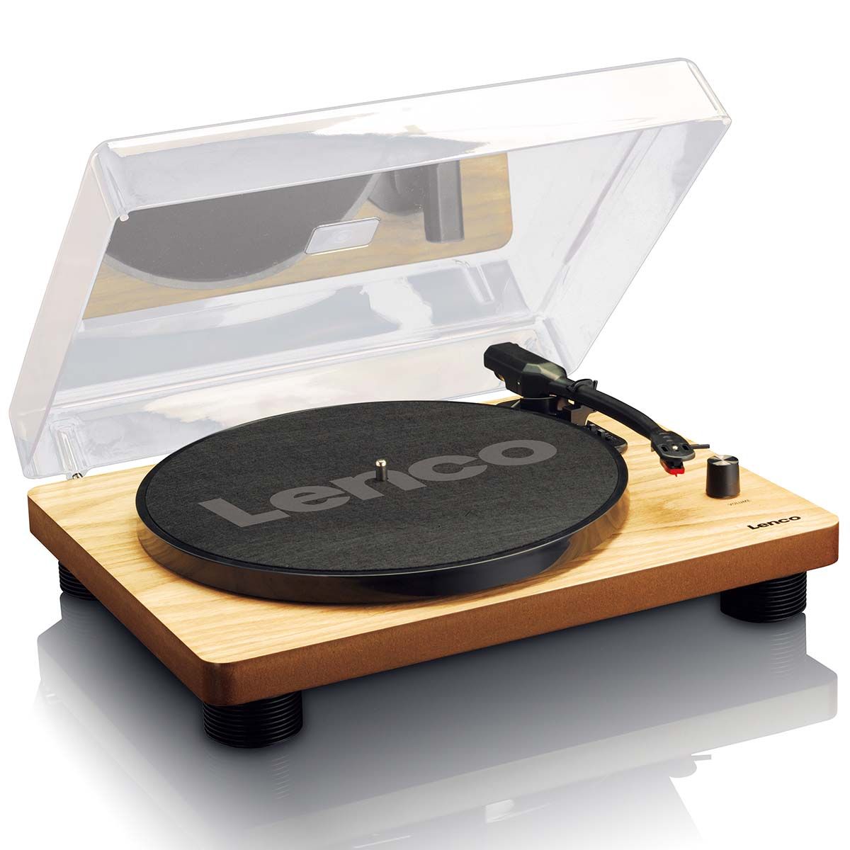 Lenco Platespiller LS-50WD - Innebygget høyttalere - 33, 45 & 78 RPM - Usb for digital konvertering - Lenco