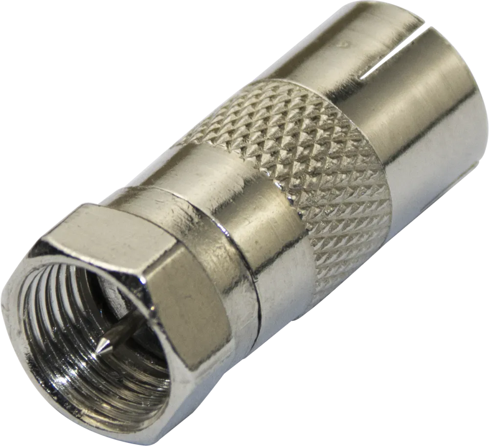Antenne Overgang fra ICE til F-Kontakt - F-hann/IEC-hunn adapter