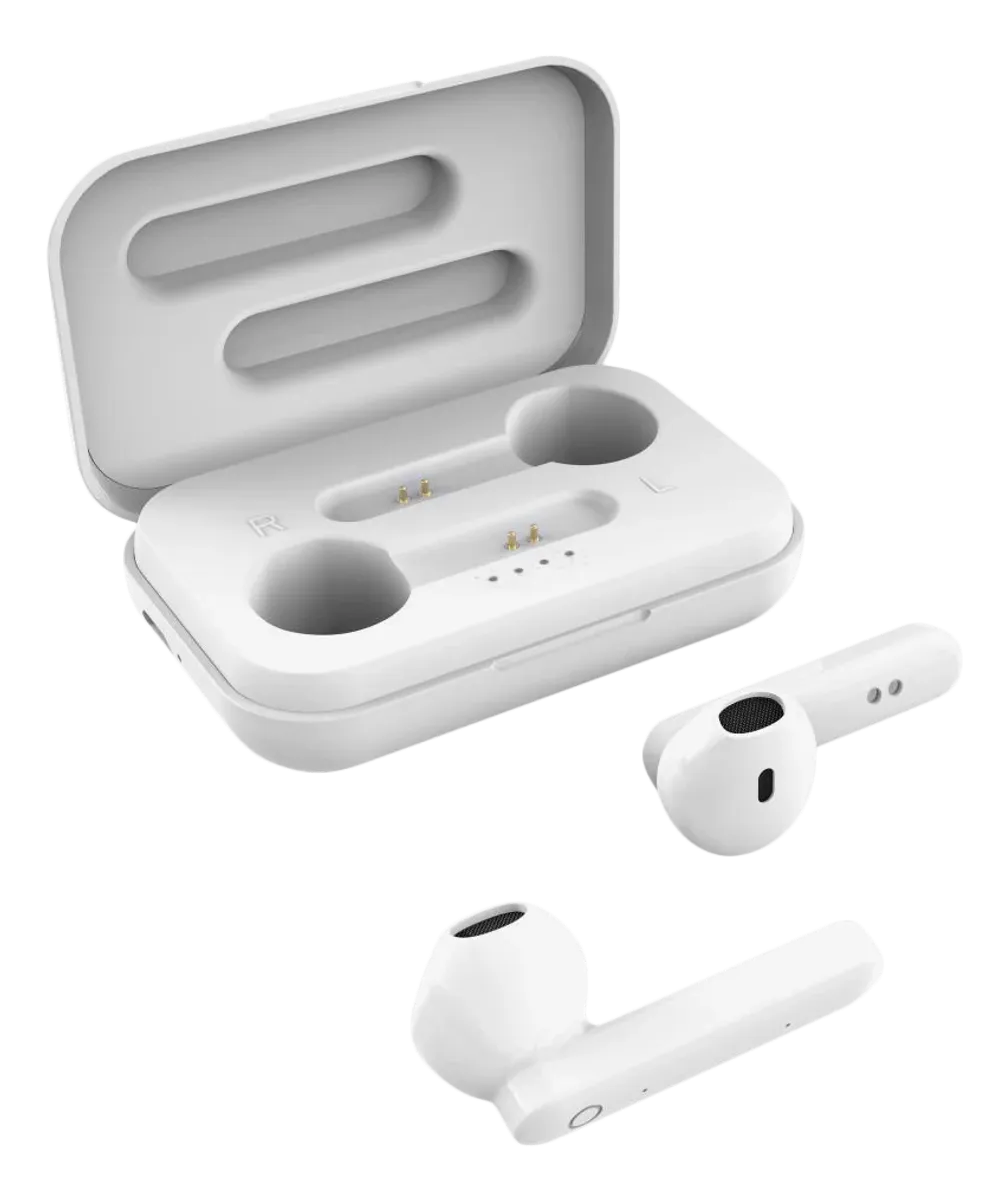 Trådløse Pods, Øreplugger med Ladeboks - STREETZ TWS-105