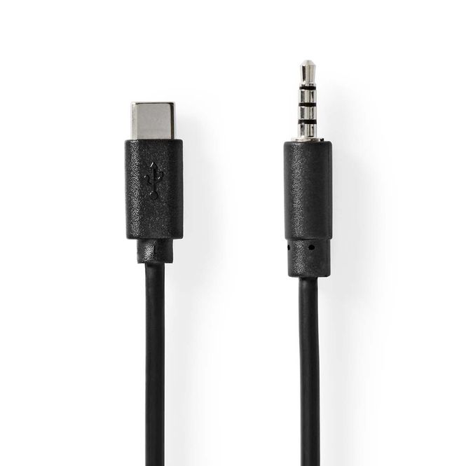 Hovedbilde USB-C til 3,5mm Mini-Jack/Aux Kabel 1 meter