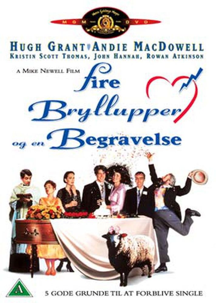 Fire Bryllup Og En Gravferd (Four Weddings And A Funeral) (DVD)